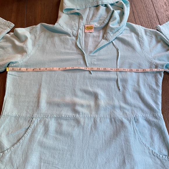 Drawstrings of Malibu Cotton Baja Tunic Cover Up - Picture 7 of 10